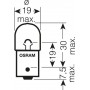 лампа авто ук_OSRAM_5008-02B R10W 12V BA15s_ (шт.)