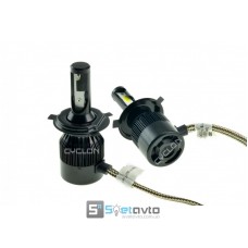 LED H4 (Hi-Lo) Tape 12 COB C-N_30W, 3200Lm_6000К (куллерный) (комп.)