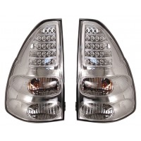 Фонарь задний TOYOTA LAND CRUISER PRADO 120 (02-09) хром диодный тюнинг комплект R+L (комп.)
