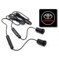 Логотипный светодиодный проектор_ TOYOTA_ (пл.) (комп.)