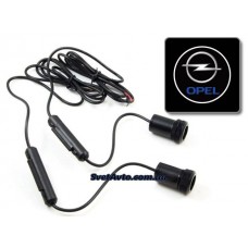 Логотипный светодиодный проектор_ OPEL_ (пл.) (комп.)