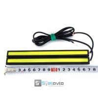 DRL_LED COB_black PLUS_IP65 + Led Sever_12V_(170x18mm)_C-P.(91113) (комп.)