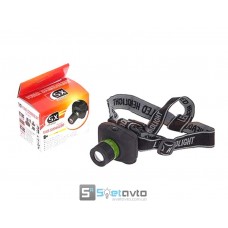 Фонарик диодный налобный Police 6657 OSRAM/3*AAA 1.5V/зум (шт.)