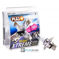 Лампы PULSO/галогенновые H4/P43T 12v60/55w+50% X-treme Vision/plastic box (комп.)