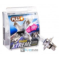 Лампы PULSO/галогенновые H4/P43T 12v60/55w+50% X-treme Vision/plastic box (комп.)