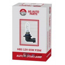лампа авто_AG AUTO_HB3 12V 65W P20d_(№40023) (шт.)