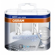 лампа авто_OSRAM_H11 64211 SVS 2.0 +60%_Hard Duopet (2pc)_ (комп.)
