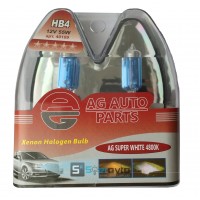 40109 Автомобільна галогенна лампа HB4 12V 55W P22d Super White 4800K set к-т (комп.)