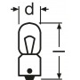 лампа авто ук_OSRAM_3796 2W 12V BA9s_ (шт.)