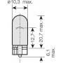 лампа авто ук_OSRAM_2825HCB W5W 12V W2.1x9.5d_ (шт.)