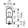 лампа авто ук_OSRAM_3893CB-02B T4W 12V BA9s_ (шт.)