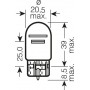 лампа авто ук_OSRAM_7515 W21/5W 12V W3x16q_ (шт.)