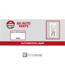 лампа авто_AG AUTO_12V 1.7W T6.(T07)_(№40052) (шт.)