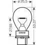 лампа авто ук_OSRAM_3156 27W 12V W2.5x16q_ (шт.)