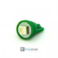 T10 (W5W) 1smd (5050)_ЗЕЛЕНЫЙ_12V_C-P.(10130) (шт.)