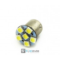 T15 (BA15s) 6smd (5050) БЕЛЫЙ (1056)_12V_C-P.(11110) (шт.)