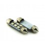 T11 AC (C5W) 6smd (3528) 36мм КРАСНЫЙ_12V_C-P.(31113) (шт.)