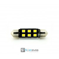 T11 AC (C5W) 6smd (3535) CAN_ 42мм_12V_C-P.(31128) (шт.)