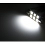T11 AC (C5W) 6smd (5050) 42мм БЕЛЫЙ_24V_C-P.(31179) (шт.)