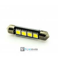 T11 AC (C5W) 4smd (5050) ОБМАНКА+радиат._42мм_12V_C-P.(32140) (шт.)