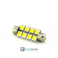T11 AC (C5W) 8smd (5050) 42мм_12V_C-P.(31155) (шт.)