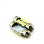 T11 AC (C5W) 6smd (5050) 36мм БЕЛЫЙ_24V_C-P-V.(31180/27026) (шт.)