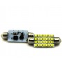 T11 AC (C5W) 48smd (3014) с ДР 42мм БЕЛЫЙ_12V_C-P.(31370) (шт.)