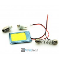 Плата COB 24LED 12v 26х36мм (T10, T4w, AC) 150 lm БЕЛЫЙ_C-P.(33120) (шт.)