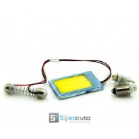 Плата COB 27LED 12v 26х40мм (T10, T4w, AC) 160 lm БЕЛЫЙ_C-P.(33130) (шт.)