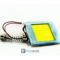 Плата COB 42LED 10-30v 35х40мм (T10, T4w, AC) 250 lm БЕЛЫЙ_C-P.(33150) (шт.)