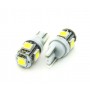 T10 (W5W) 5smd (5050 10lm) БЕЛЫЙ_12V_C-P.(10152) (шт.)