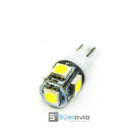 T10 (W5W) 5smd (5050 10lm) БЕЛЫЙ_12V_C-P.(10152) (шт.)
