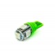 T10 (W5W) 5smd (5050) ЗЕЛЕНЫЙ_12V_C-P.(10180) (шт.)