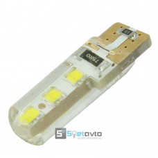 T10 (W5W) 6smd (5050) Силикон + CAN_12V_C-Р. (10265) (шт.)