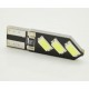 T10 (W5W) 6smd (5630) BLACK PCB_БЕЛЫЙ_12V_C-L-P.(10274) (шт.)
