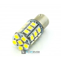 T15 (BA15s) 27smd (5050) БЕЛЫЙ (1056)_12V_C-P.(11180) (шт.)