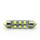 T11 AC (C5W) 6smd (3528) 39мм БЕЛЫЙ_12V_C-P.(31120) (шт.)