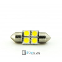 T11 AC (C5W) 4smd (5050) 31мм_12V_C-P.(31138) (шт.)
