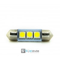 T11 AC (C5W) 3smd (5050) 36мм_12V_C-P.(31140) (шт.)