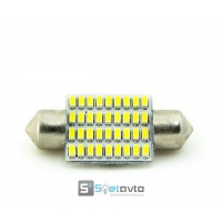 T11 AC (C5W) 36smd (3014) с ДР 36мм БЕЛЫЙ_12V_C-P.(31360) (шт.)