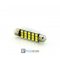 T11 AC (C5W) 15smd (2835) ОБМАНКА_ 42мм_12V_C-P.(31430) (шт.)
