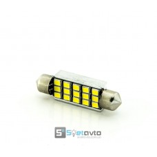 T11 AC (C5W) 15smd (2835) ОБМАНКА_ 42мм_12V_C-P.(31430) (шт.)