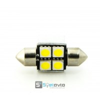 T11 AC (C5W) 4smd (5050) ОБМАНКА+радиат._31мм_12V_C-P.(32110) (шт.)