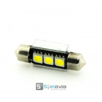 T11 AC (C5W) 3smd (5050) ОБМАНКА+радиат._36мм_12V_C-P.(32120) (шт.)