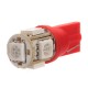 T10 (W5W) 5smd (5050) КРАСНЫЙ_12V_C-P.(10170) (шт.)