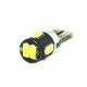 T10 (W5W) 6smd (5630) CANBUS черн. корпус 12V C-Р.(10275)