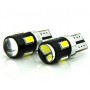 T10 (W5W) 6smd (5630) + Линза_CANBUS_(Обманка_черн. корпус)_12V_C-L-P.(10272) (шт.)