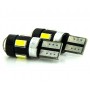 T10 (W5W) 6smd (5630) + Линза_CANBUS_(Обманка_черн. корпус)_12V_C-L-P.(10272) (шт.)