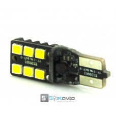T10 (W5W) 6smd (3535) CAN+драйвер_БЕЛЫЙ_12V_C-P.(10285) (шт.)