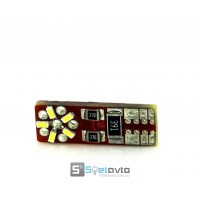 T10 (W5W) 12smd (3014) CAN (плоск.)_12V_C-P.(10749) (шт.)